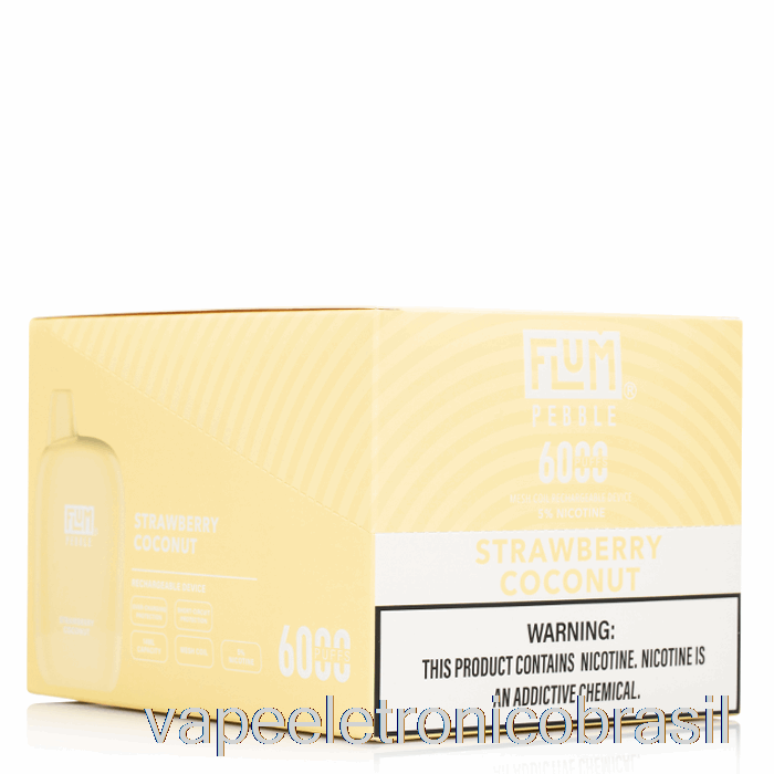 Vape Recarregável [pacote Com 10] Flum Pebble 6000 Descartável